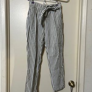 Zara striped pants